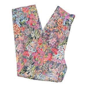 Carole Little Women's Floral Stretch Pants Size 23
